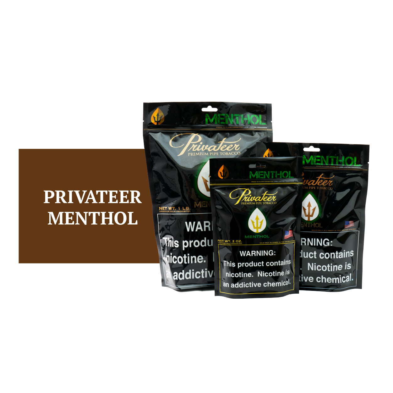 Privateer Menthol bags.